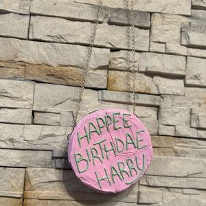 Handmade harry potter happee birthdae (happy birthda) cake / harry potter - bag